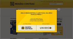 Desktop Screenshot of medziocentras.lt